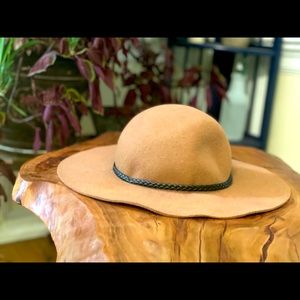 Brown felt hat
